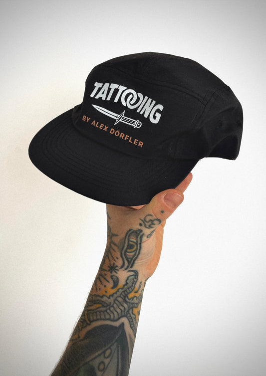 BLACK OUTDOOR CAP - DAGGER DESIGN