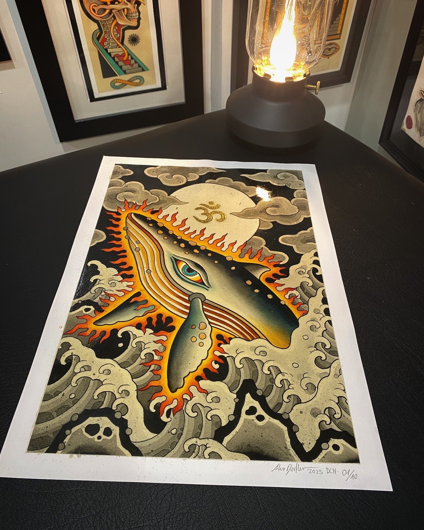 Whale print