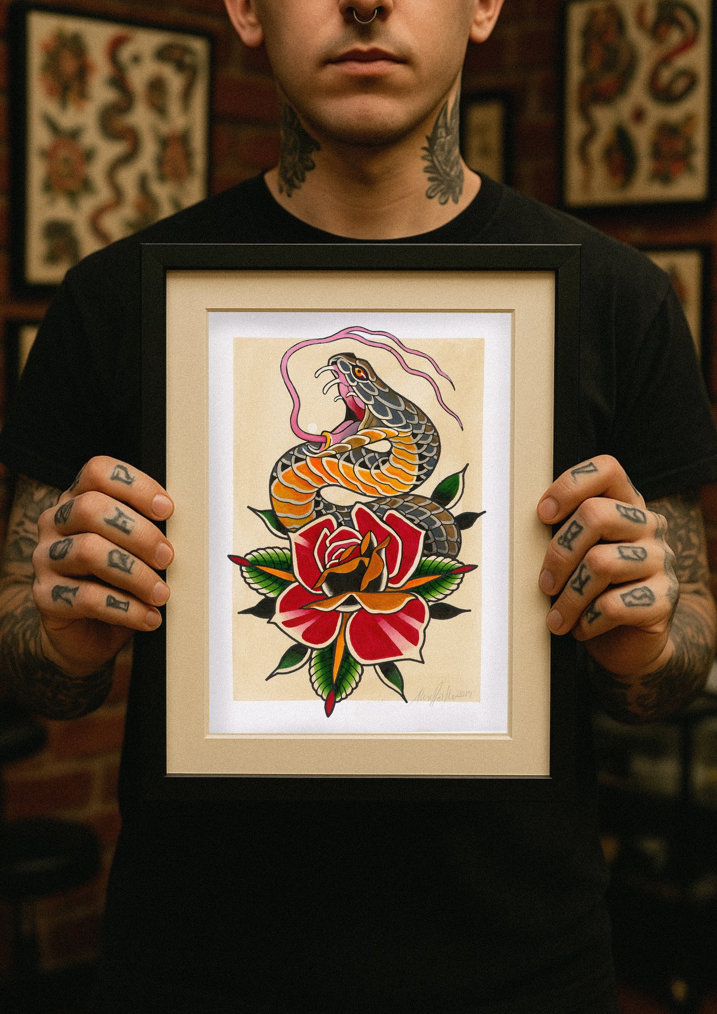 SNAKE AND ROSE /2