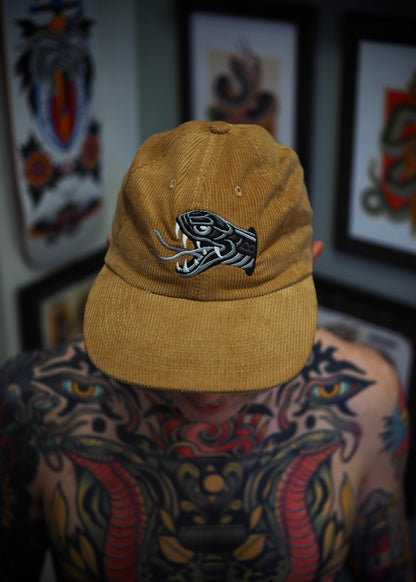Corduroy snake cap