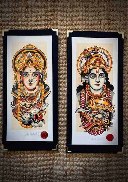 VISHNU / DURGA PRINT
