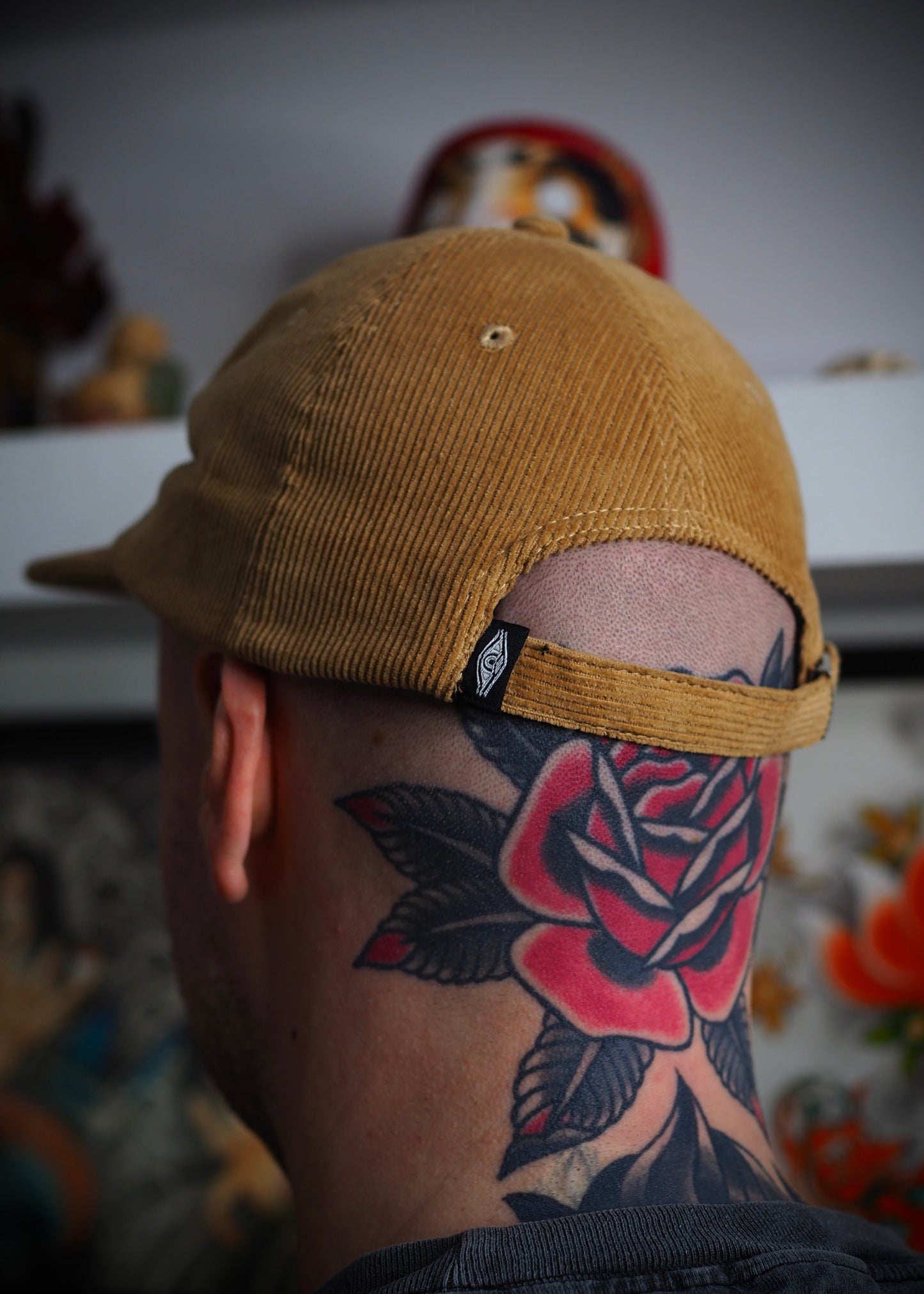 Corduroy snake cap