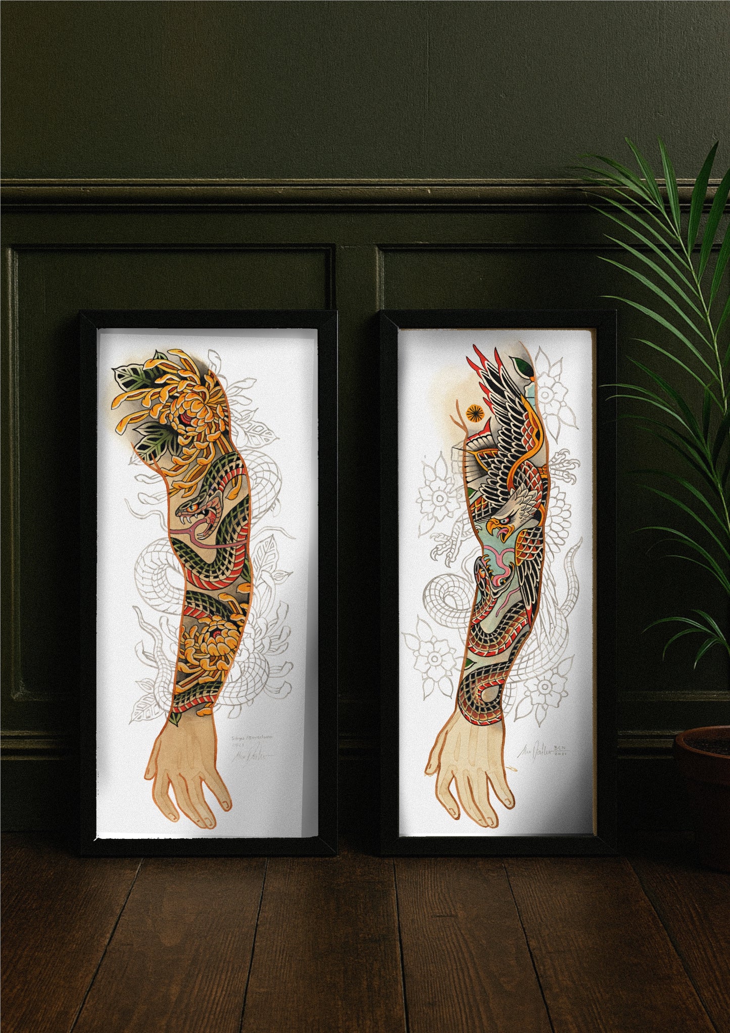 ARM / SNAKE VS. EAGLE