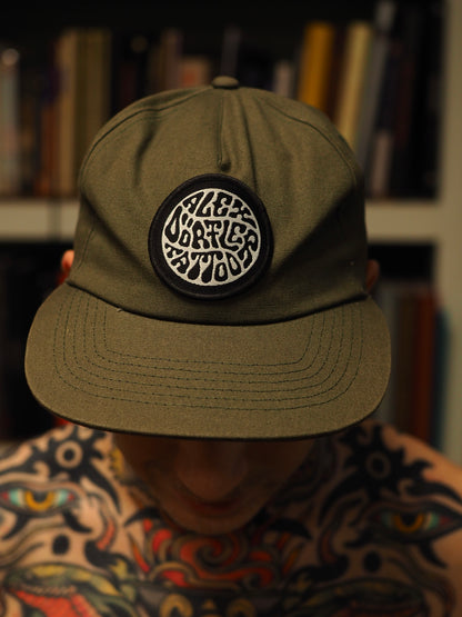 OLIVE COTTON CAP - PATCH