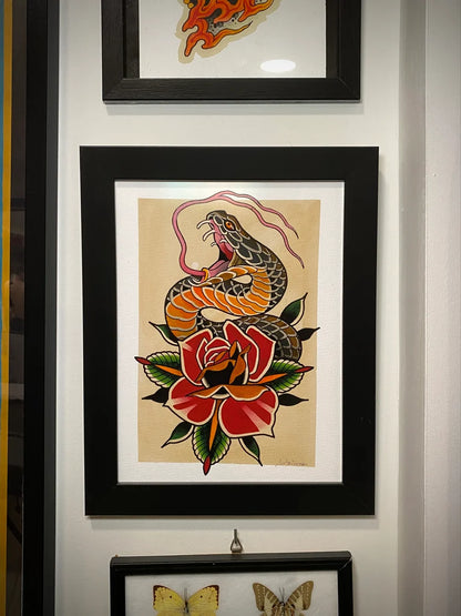 SNAKE AND ROSE /2