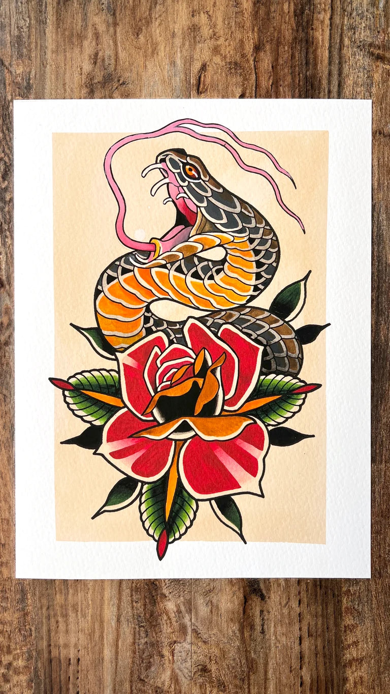 SNAKE AND ROSE /2