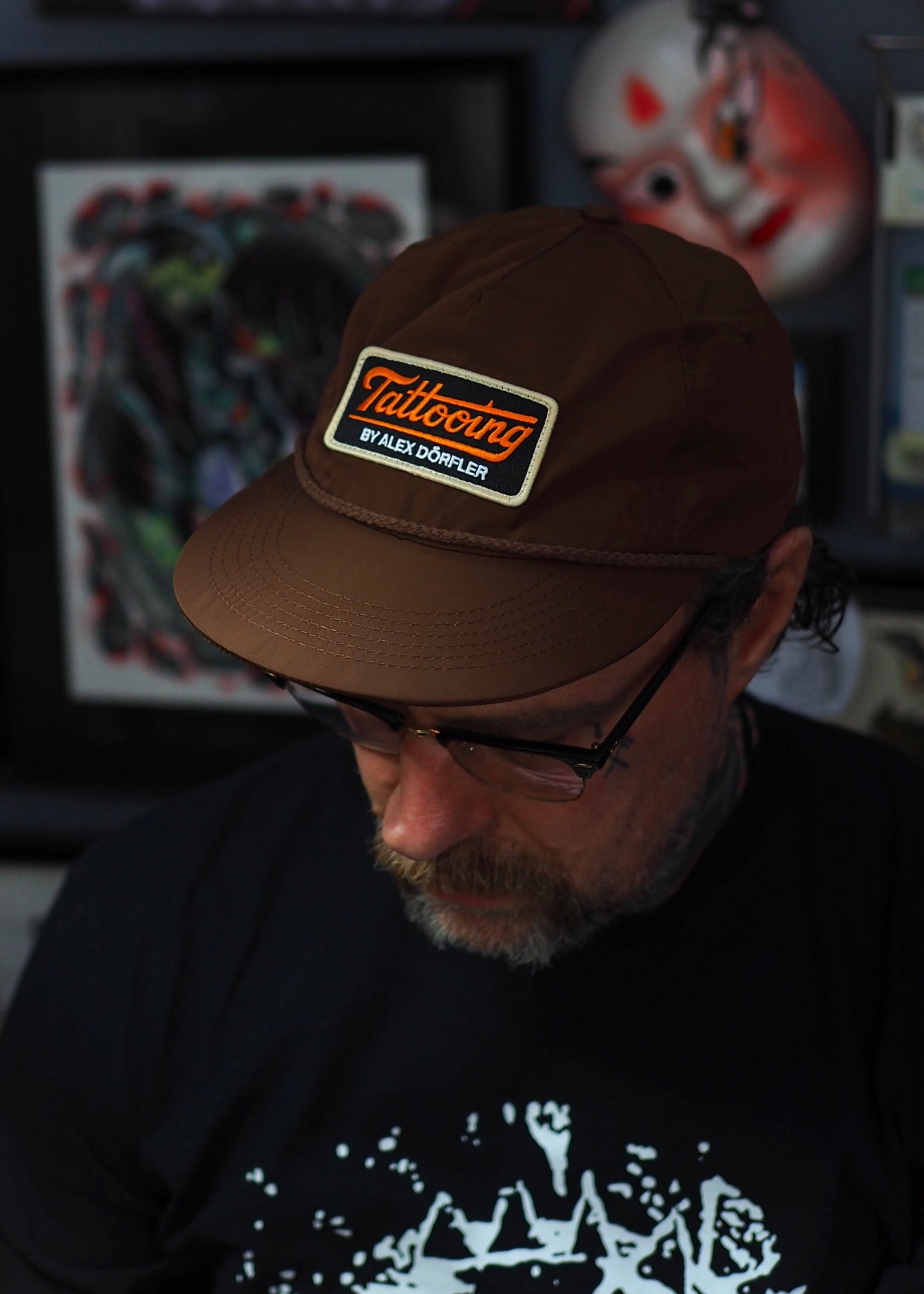 Tattooing Rope Cap – Brown