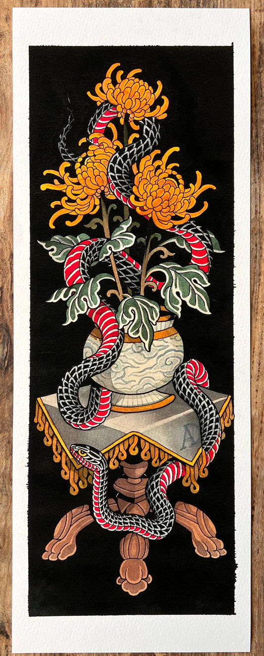 CHRYSANTHEMUM VASE